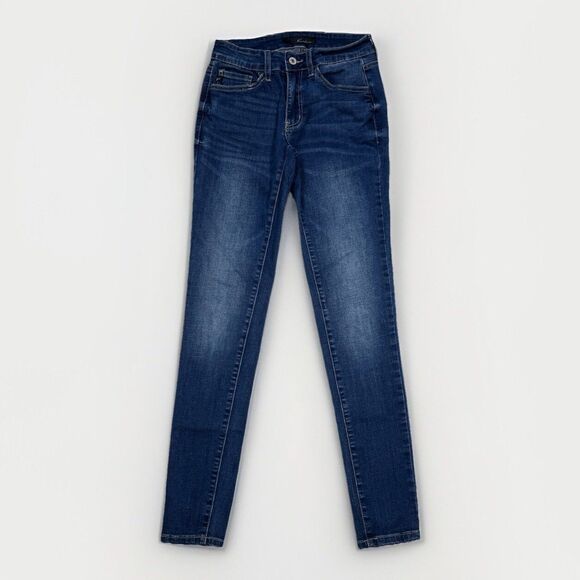 KanCan Denim - Kancan Jeans Juniors 3/25 Skinny Blue Denim Stretch Measures 25 x 28